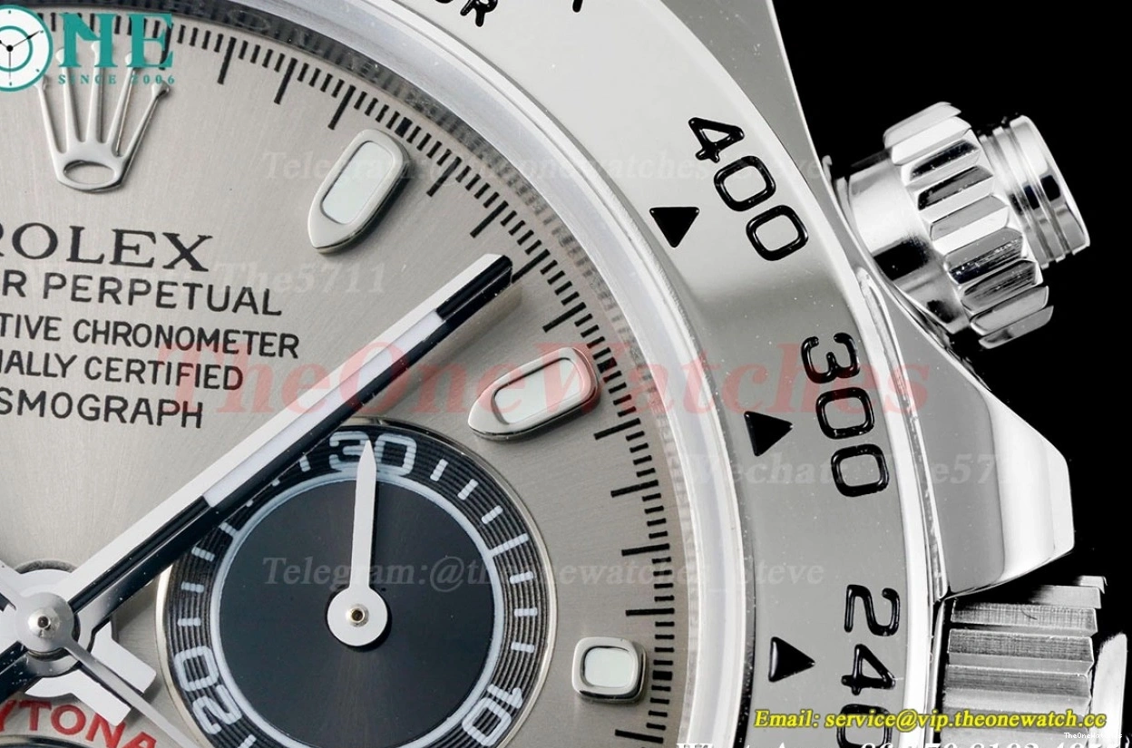 SS OMF SS 40mm 116509 Stk A7750 Daytona Grey 0228